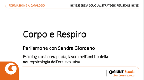 Slide | Corpo e respiro | Giunti Scuola Slide | Corpo e respiro | Giunti Scuola