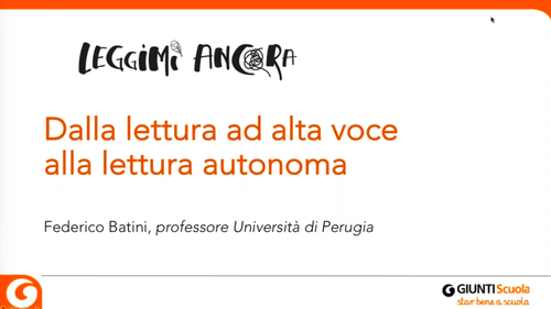 Webinar | Dalla lettura ad alta voce alla lettura autonoma | Giunti Scuola