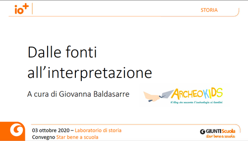 Slide | Dalle fonti all’interpretazione | Giunti Scuola