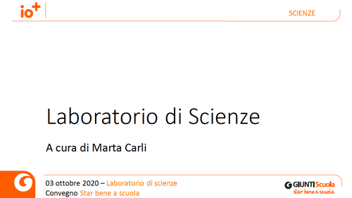 Slide | Laboratorio di scienze | Giunti Scuola Slide | Laboratorio di scienze | Giunti Scuola
