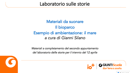 Slide | Laboratorio sulle storie 2° appuntamento | Giunti Scuola