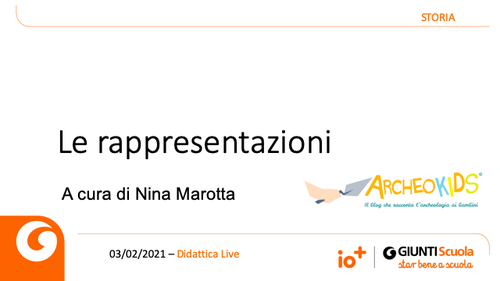 Slide | Le rappresentazioni | Giunti Scuola Slide | Le rappresentazioni | Giunti Scuola