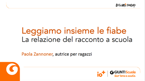 Slide | Leggimi ancora 2° webinar con Paola Zannoner | Giunti Scuola Slide | Leggimi ancora 2° webinar con Paola Zannoner | Giunti Scuola