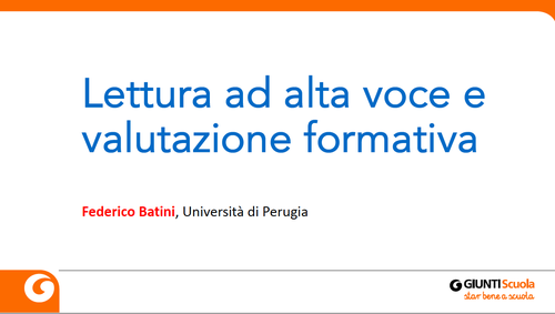 Slide | Leggimi ancora 5° webinar con Federico Batini | Giunti Scuola Slide | Leggimi ancora 5° webinar con Federico Batini | Giunti Scuola