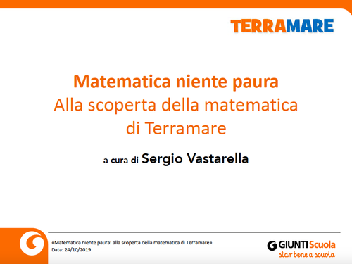 Webinar | Matematica niente paura | Giunti Scuola