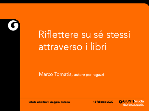 Slide | Riflettere su sé stessi attraverso i libri | Giunti Scuola