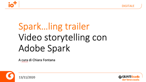 Slide | Spark…ling trailer | Giunti Scuola Slide | Spark…ling trailer | Giunti Scuola