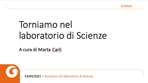 Slide | Torniamo nel laboratorio di scienze | Giunti Scuola Slide | Torniamo nel laboratorio di scienze | Giunti Scuola