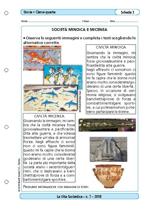 Società minoica e micenea | Giunti Scuola Società minoica e micenea | Giunti Scuola
