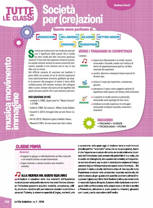 Società per (cre)azioni | Giunti Scuola Società per (cre)azioni | Giunti Scuola