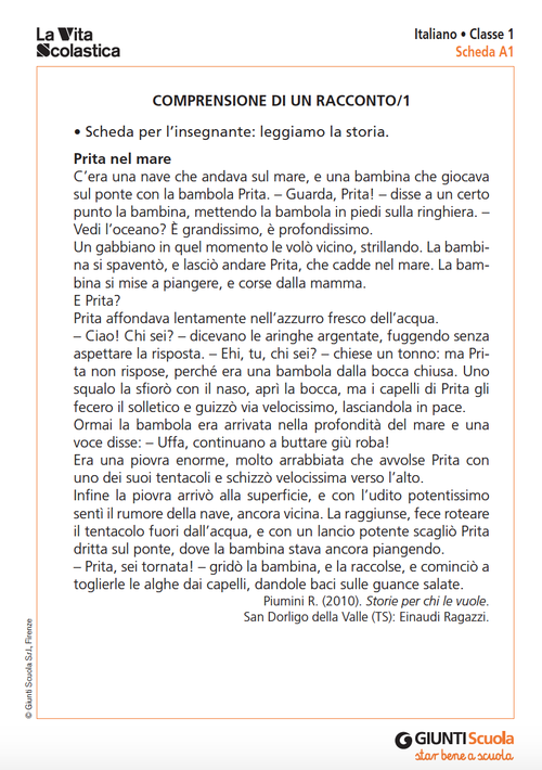 Soluzioni classe prima - Verifiche finali 2020-2021 | Giunti Scuola Soluzioni classe prima - Verifiche finali 2020-2021 | Giunti Scuola