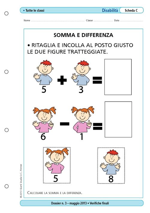 Somma e differenza | Giunti Scuola Somma e differenza | Giunti Scuola