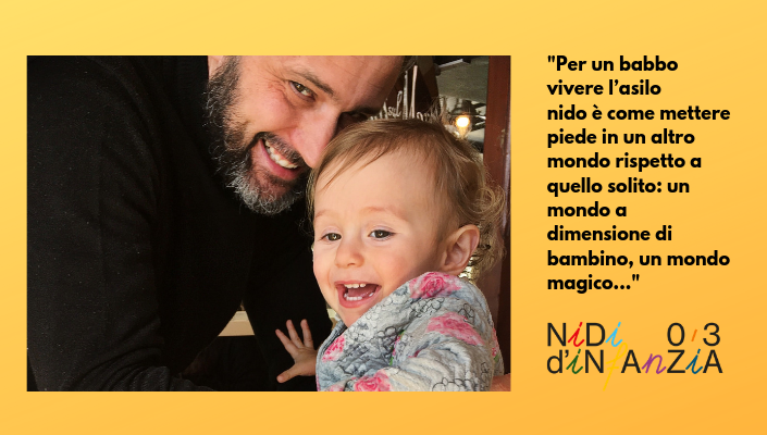 "Sono contento del nido in cui lascio la mia bambina" | Giunti Scuola "Sono contento del nido in cui lascio la mia bambina" | Giunti Scuola