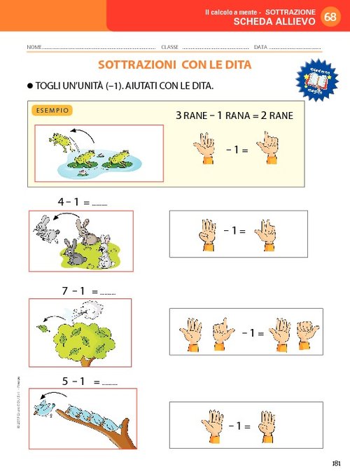 sottrazione | Giunti Scuola sottrazione | Giunti Scuola