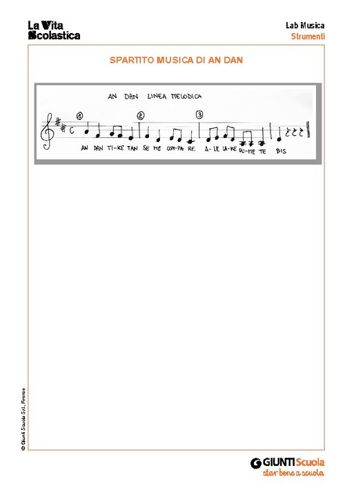 Spartito e altri materiali | Giunti Scuola Spartito e altri materiali | Giunti Scuola