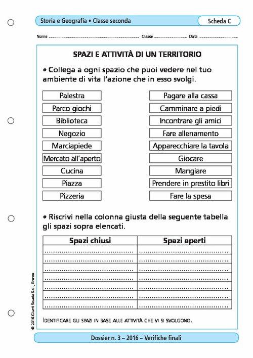 Spazi e attività di un territorio | Giunti Scuola Spazi e attività di un territorio | Giunti Scuola