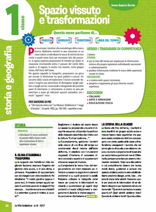 Spazio vissuto e trasformazioni | Giunti Scuola