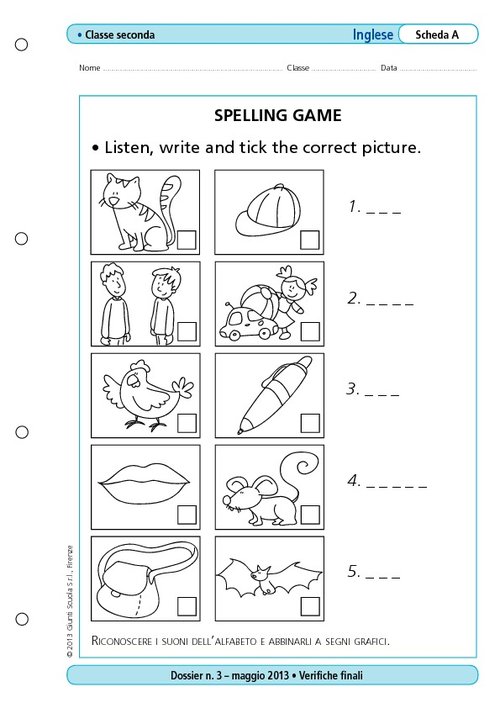 Spelling game | Giunti Scuola