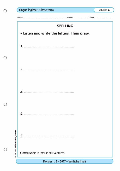 Spelling | Giunti Scuola Spelling | Giunti Scuola