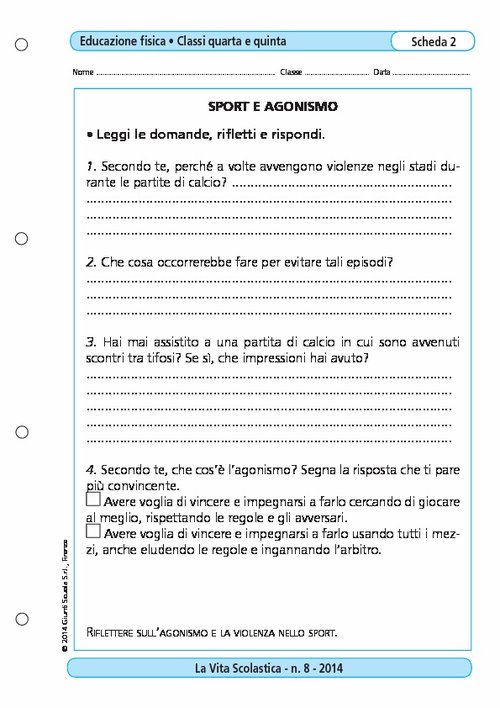 Sport e agonismo | Giunti Scuola Sport e agonismo | Giunti Scuola