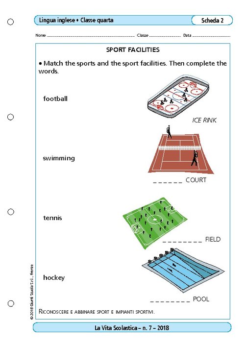 Sport facilities | Giunti Scuola Sport facilities | Giunti Scuola