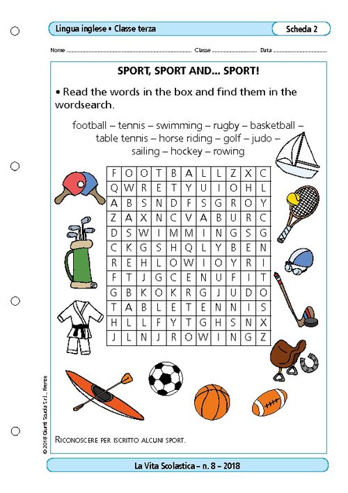 Sport, sport and... sport! | Giunti Scuola Sport, sport and... sport! | Giunti Scuola