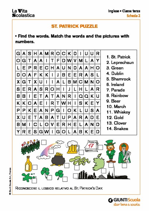 St. Patrick puzzle | Giunti Scuola