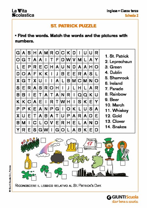 St. Patrick puzzle | Giunti Scuola St. Patrick puzzle | Giunti Scuola