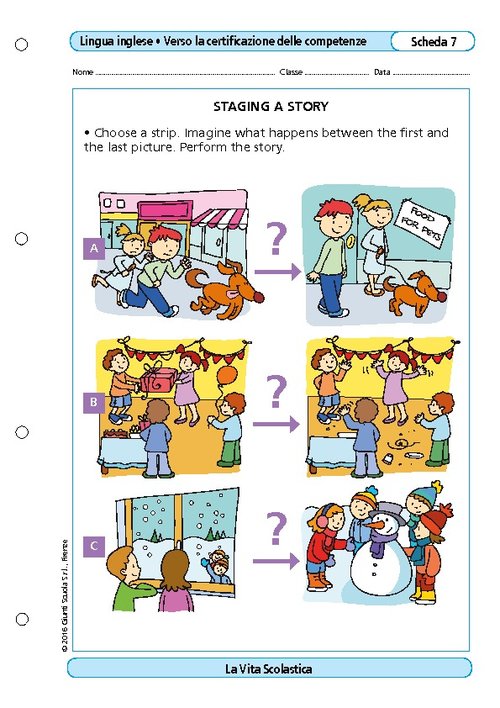 Staging a story | Giunti Scuola Staging a story | Giunti Scuola