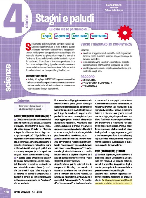 Stagni e paludi | Giunti Scuola Stagni e paludi | Giunti Scuola
