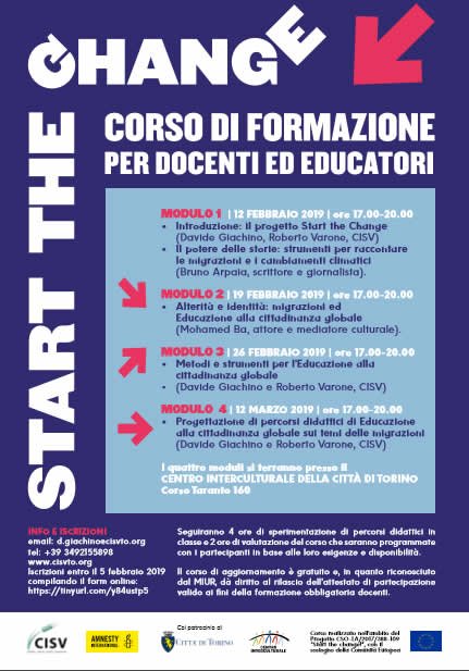 “Start the change”, corso per affrontare le "sfide" delle migrazioni | Giunti Scuola “Start the change”, corso per affrontare le "sfide" delle migrazioni | Giunti Scuola