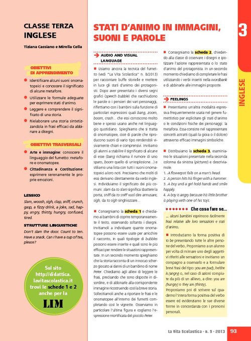 Stati d'animo in immagini, suoni e parole | Giunti Scuola