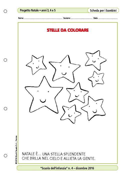 Stelle da colorare | Giunti Scuola Stelle da colorare | Giunti Scuola