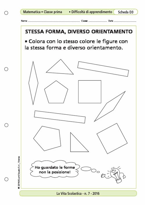 Stessa forma, diverso orientamento | Giunti Scuola Stessa forma, diverso orientamento | Giunti Scuola