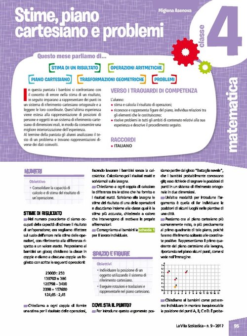 Stime, piano cartesiano e problemi | Giunti Scuola Stime, piano cartesiano e problemi | Giunti Scuola