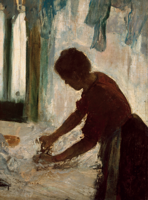 Stiratrice rivolta a sinistra (Edgar Degas) | Giunti Scuola Stiratrice rivolta a sinistra (Edgar Degas) | Giunti Scuola