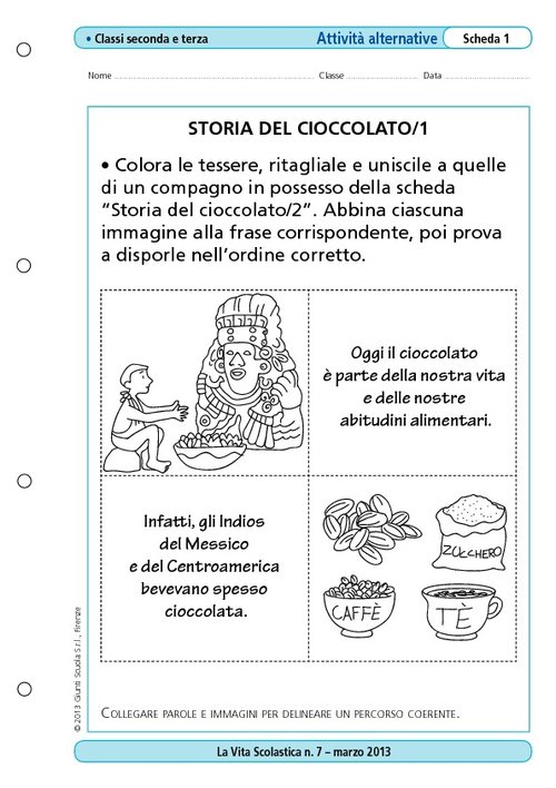 Storia del cioccolato/1 | Giunti Scuola Storia del cioccolato/1 | Giunti Scuola