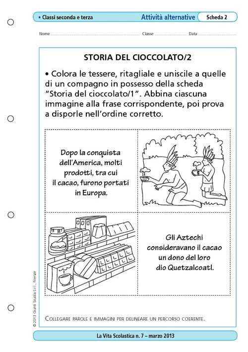 Storia del cioccolato/2 | Giunti Scuola Storia del cioccolato/2 | Giunti Scuola