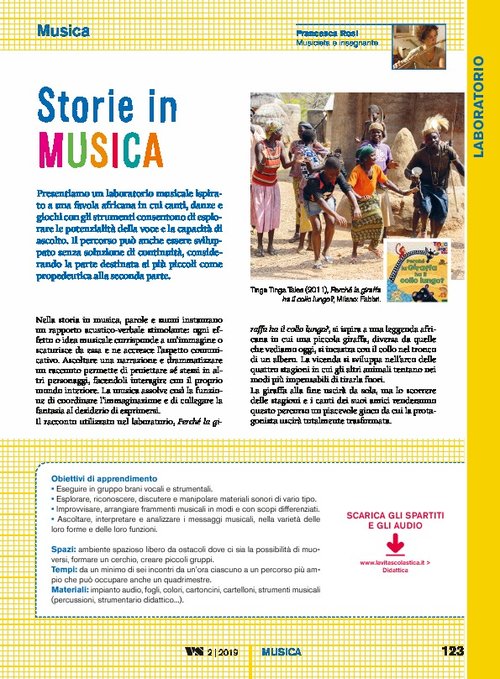 Storie in musica | Giunti Scuola Storie in musica | Giunti Scuola
