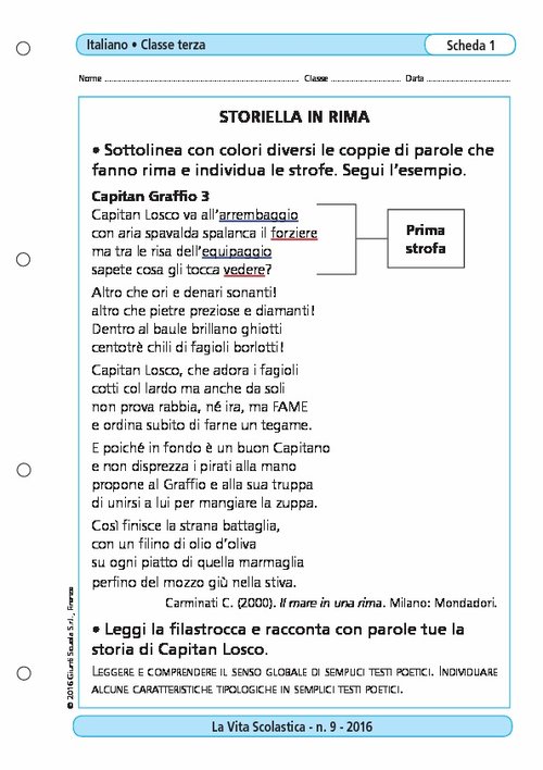 Storiella in rima | Giunti Scuola Storiella in rima | Giunti Scuola