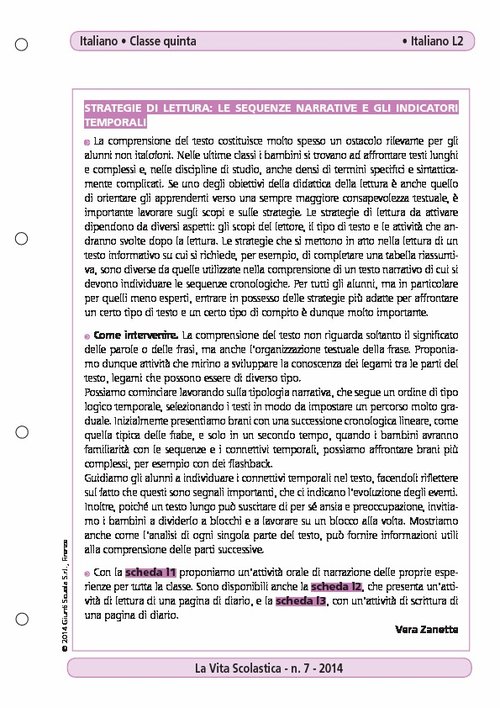 Strategie di lettura: le sequenze narrative e gli indicatori temporali | Giunti Scuola Strategie di lettura: le sequenze narrative e gli indicatori temporali | Giunti Scuola