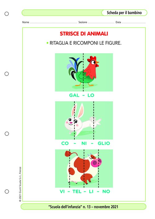 Strisce di animali | Giunti Scuola Strisce di animali | Giunti Scuola