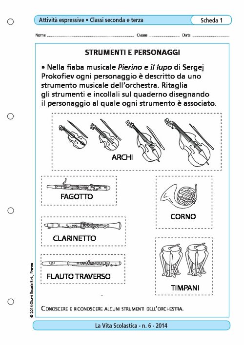 Strumenti e personaggi | Giunti Scuola Strumenti e personaggi | Giunti Scuola