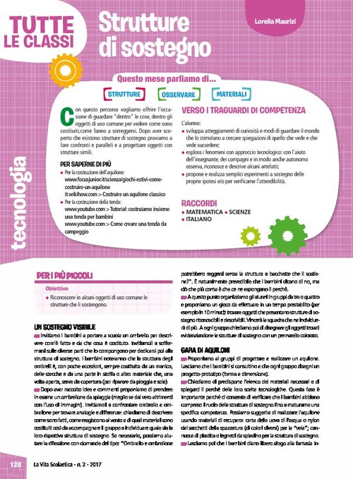 Strutture di sostegno | Giunti Scuola Strutture di sostegno | Giunti Scuola