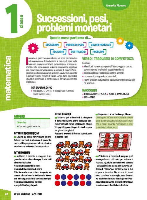 Successioni, pesi, problemi monetari | Giunti Scuola Successioni, pesi, problemi monetari | Giunti Scuola