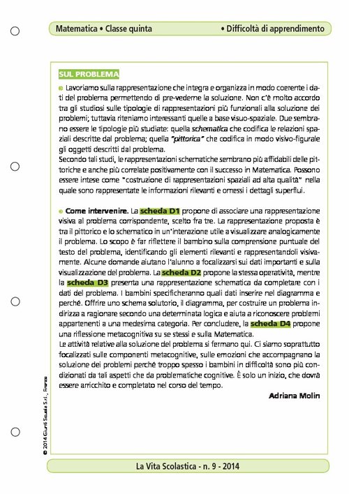 Sul problema | Giunti Scuola Sul problema | Giunti Scuola