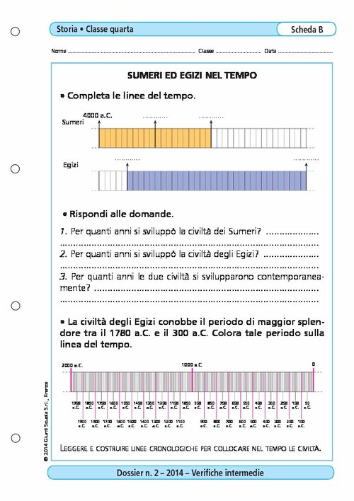 Sumeri ed Egizi nel tempo | Giunti Scuola Sumeri ed Egizi nel tempo | Giunti Scuola
