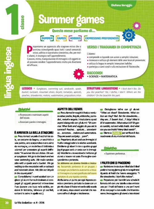 Summer games | Giunti Scuola Summer games | Giunti Scuola