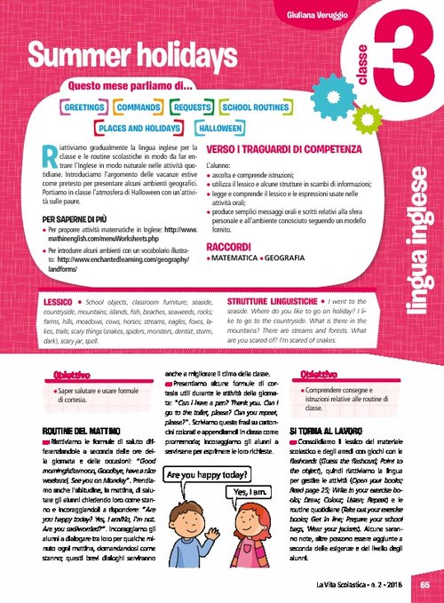Summer holidays | Giunti Scuola Summer holidays | Giunti Scuola