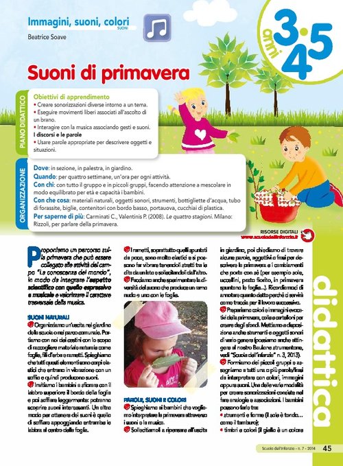 Suoni di primavera | Giunti Scuola Suoni di primavera | Giunti Scuola